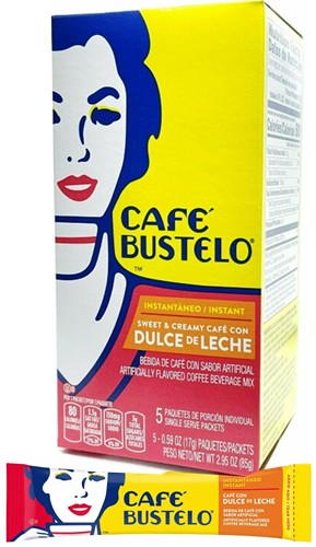 Cafe Bustelo Instant Dulce de Leche 5 Portions